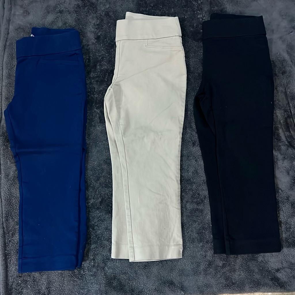 Women’s Dress Capri Bundle 3 Pair